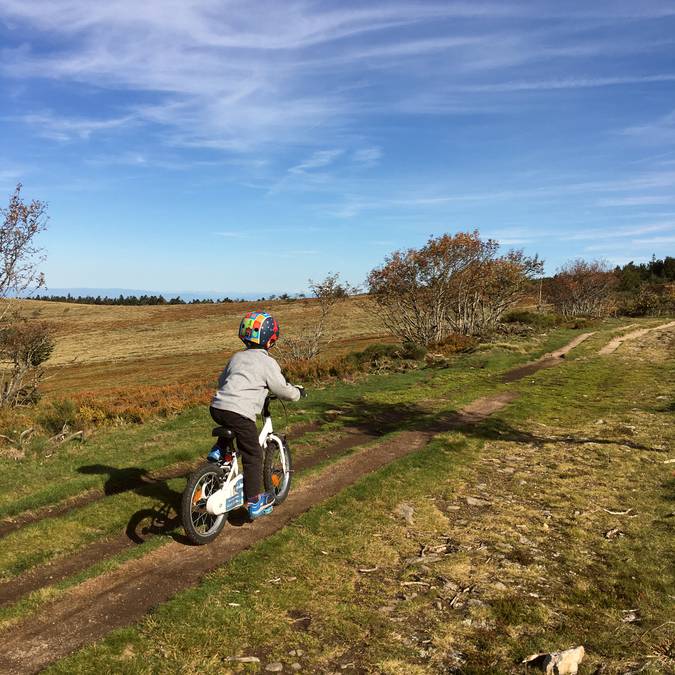 circuits itinéraires parcours vélo vtt famille pilat